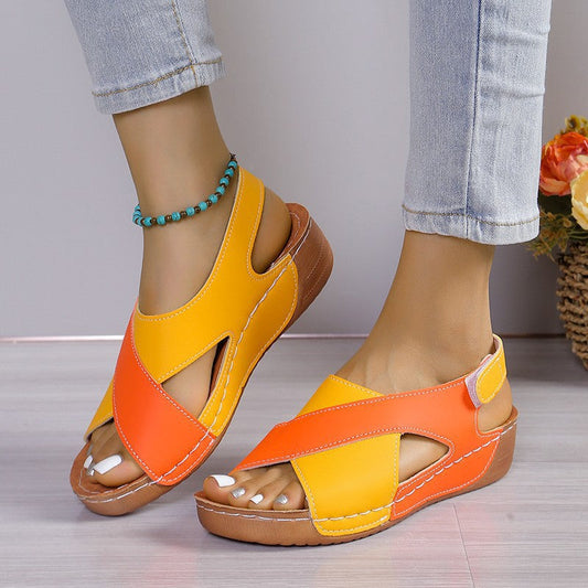ElleFeet | Handmade Orthopaedic Sandals Vintage Rosy